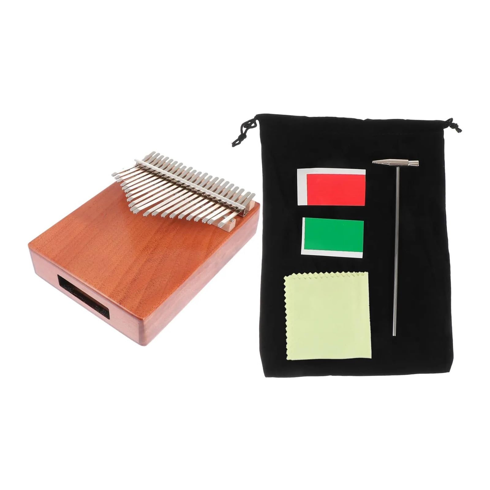 Kalimba 21tonowy Przenośny Instrument Palcowy Kalimba W Kolorze Drewna Odpowiedni Dla Początkujących