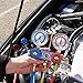 Mastercool 98661-PRO R134a/R12 2-Way Aluminum Manifold Gauge Set with 60