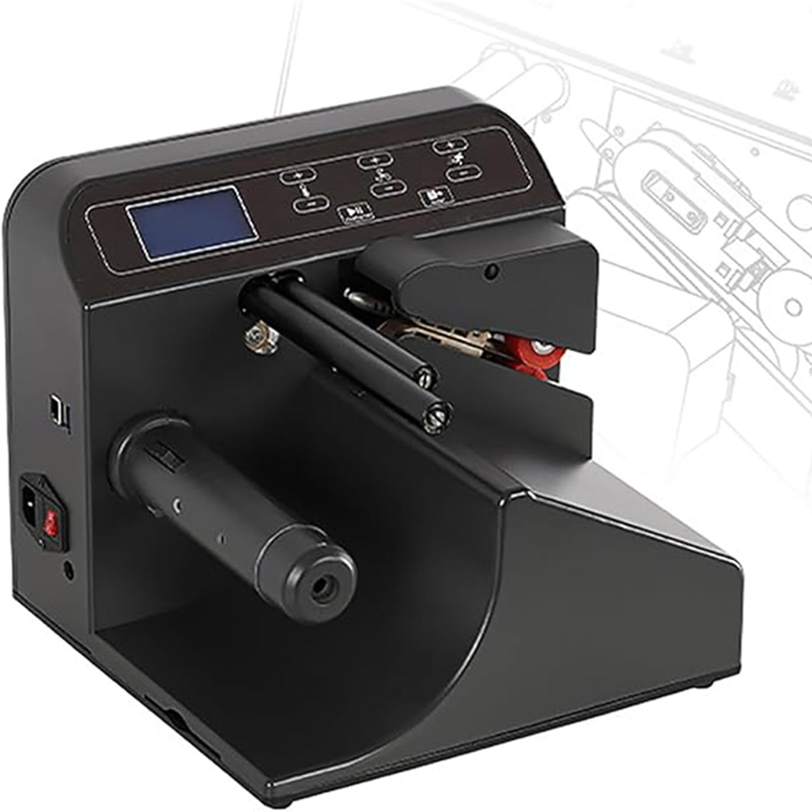 Aserzenith 1 Portable Air Cushion Machine For Inflatable Packaging, High-Speed Operation, Ideal For Industrial And E-Commerce Applications.user-Friendly Operation