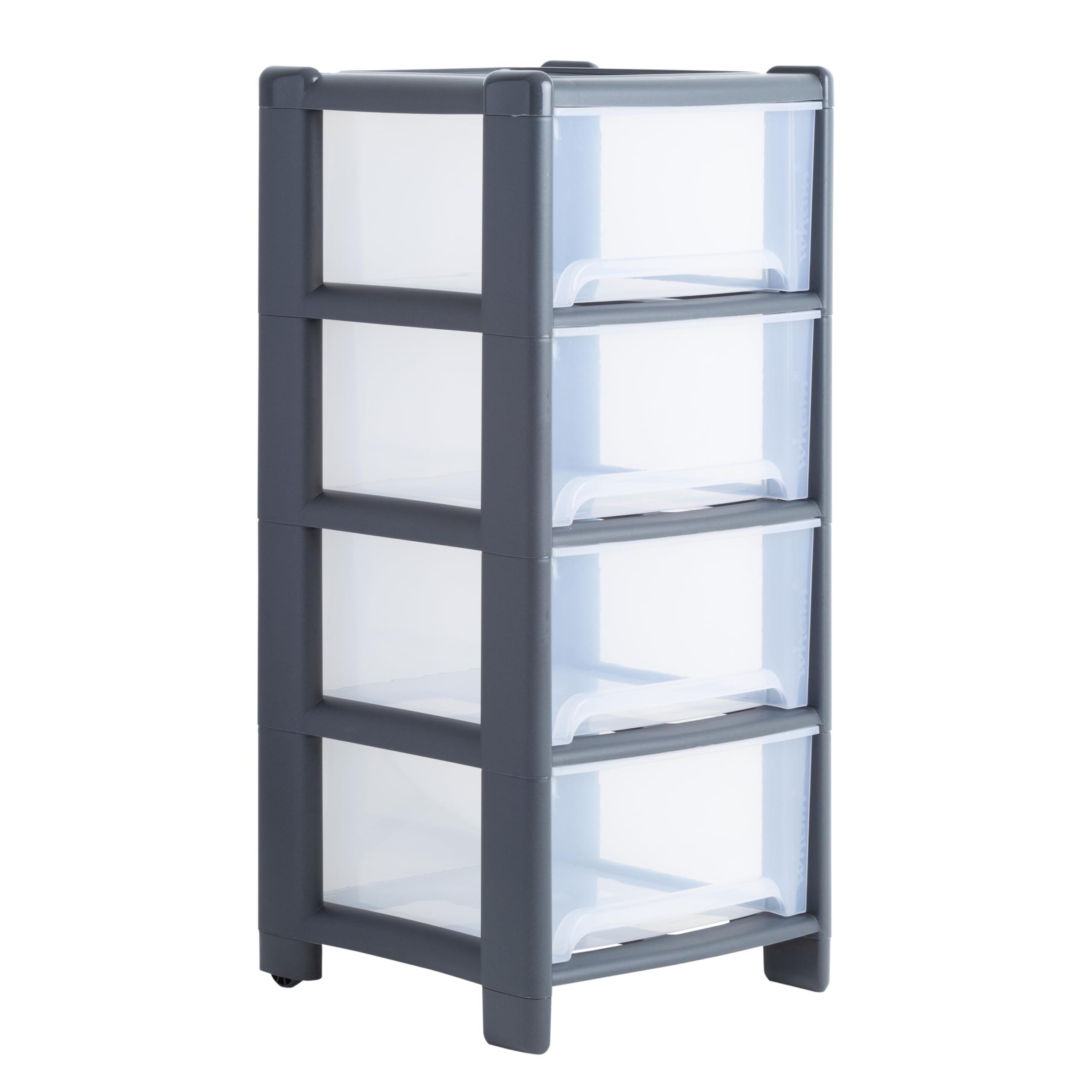 Wham Deep 4-Drawer Storage Unit In Graphite
