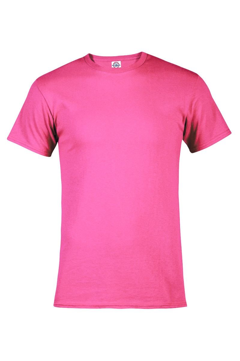 Delta Men's Pro Weight 5.2 oz Short Sleeve Tee, SaftyPin, (Small) (color: light pink) (Total Quantity: 17 Shirts)