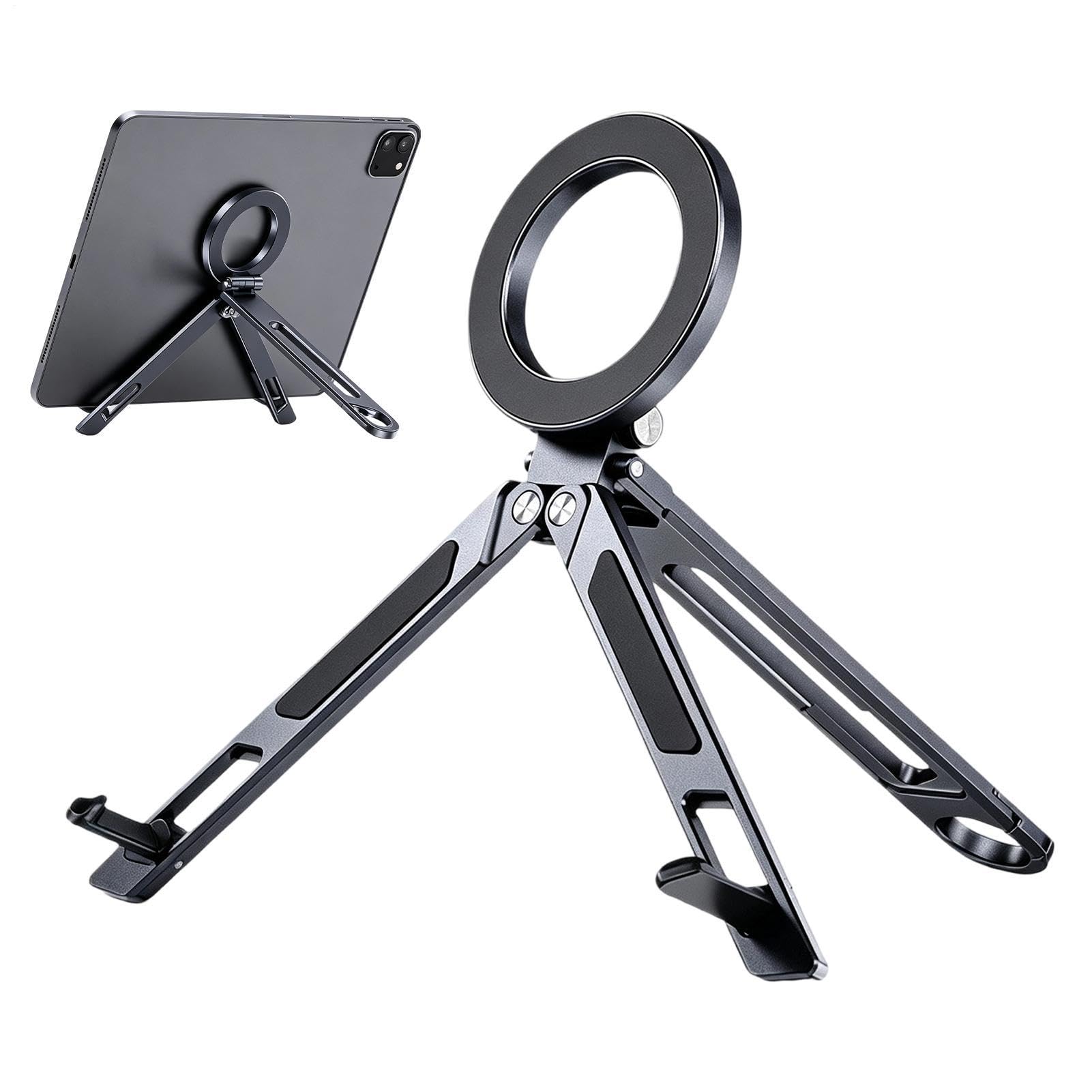 Treppiede magnetico smartphone Supporto per cellulare regolabile in lega di