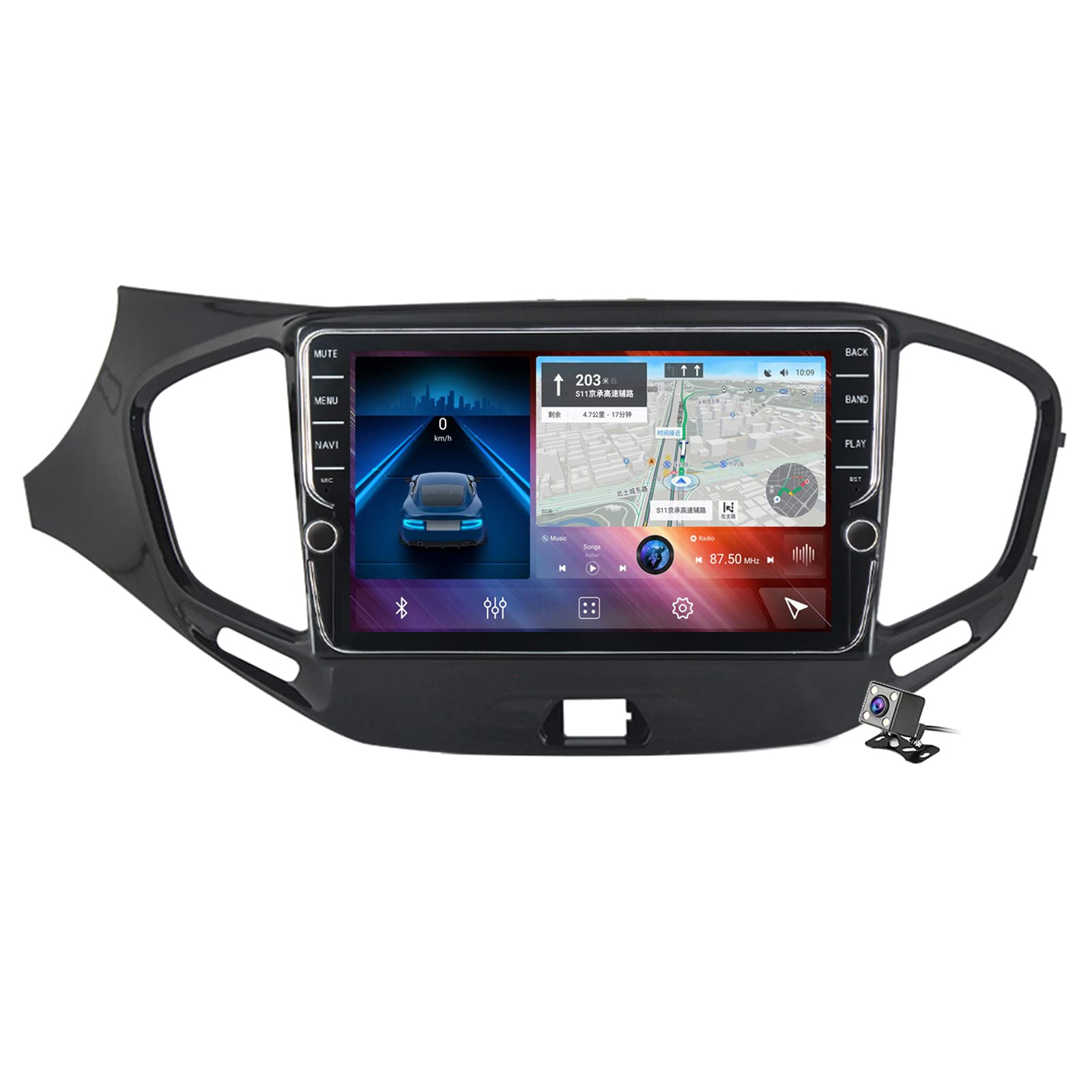 Buy ZhiQin 9 Inch inDash Head Unit Wireless CarPlay Android Auto Car Stereo for LADA Vesta