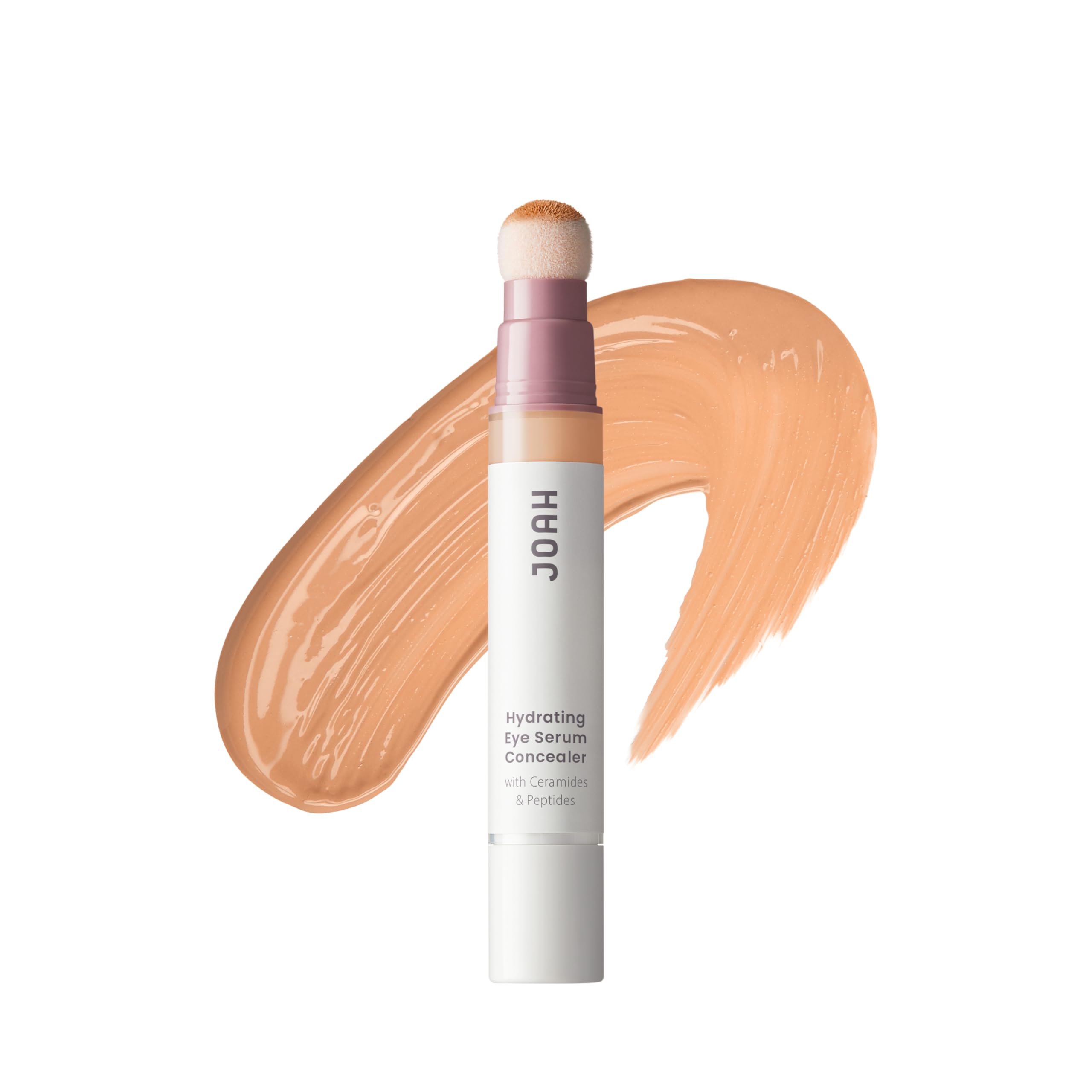 JOAH Perfect Complexion Eye Serum Concealer, Hydrating Under Eye Makeup and Skincare for Dark Circles and Puffiness, Medium Neutral