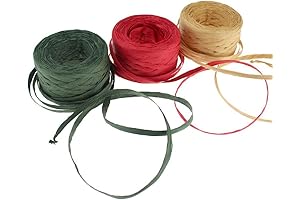 CREATRILL Farmhouse Christmas Ribbon