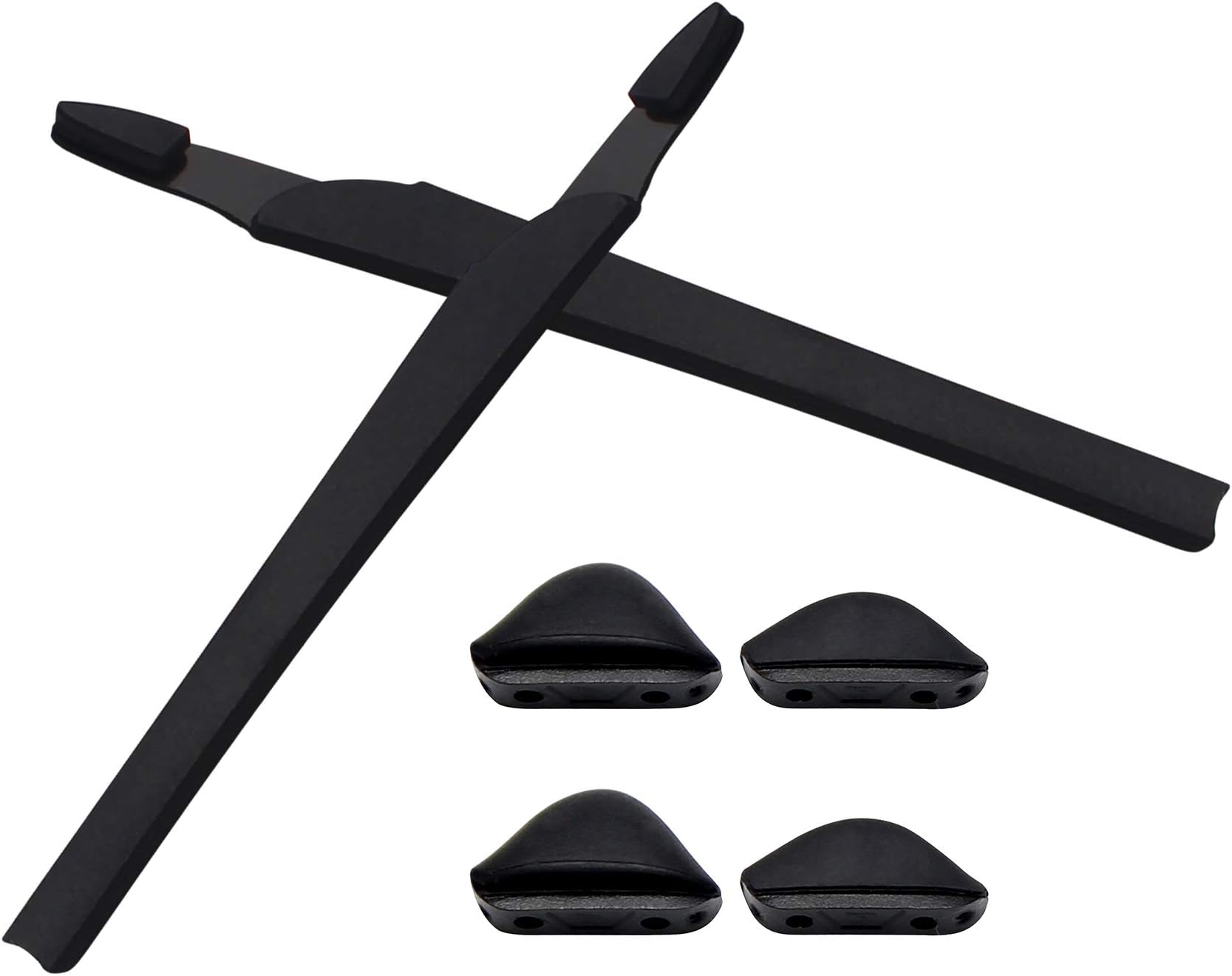 Premium Replacement Earsocks Nosepads Rubber Kit for Oakley Crosslink Pro Sweep Sunglass
