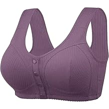 Front Closure Bras for Women No Underwire Comfortable Full Coverage Front Closure Bralettes Wireless Wirefree Everyday Bras