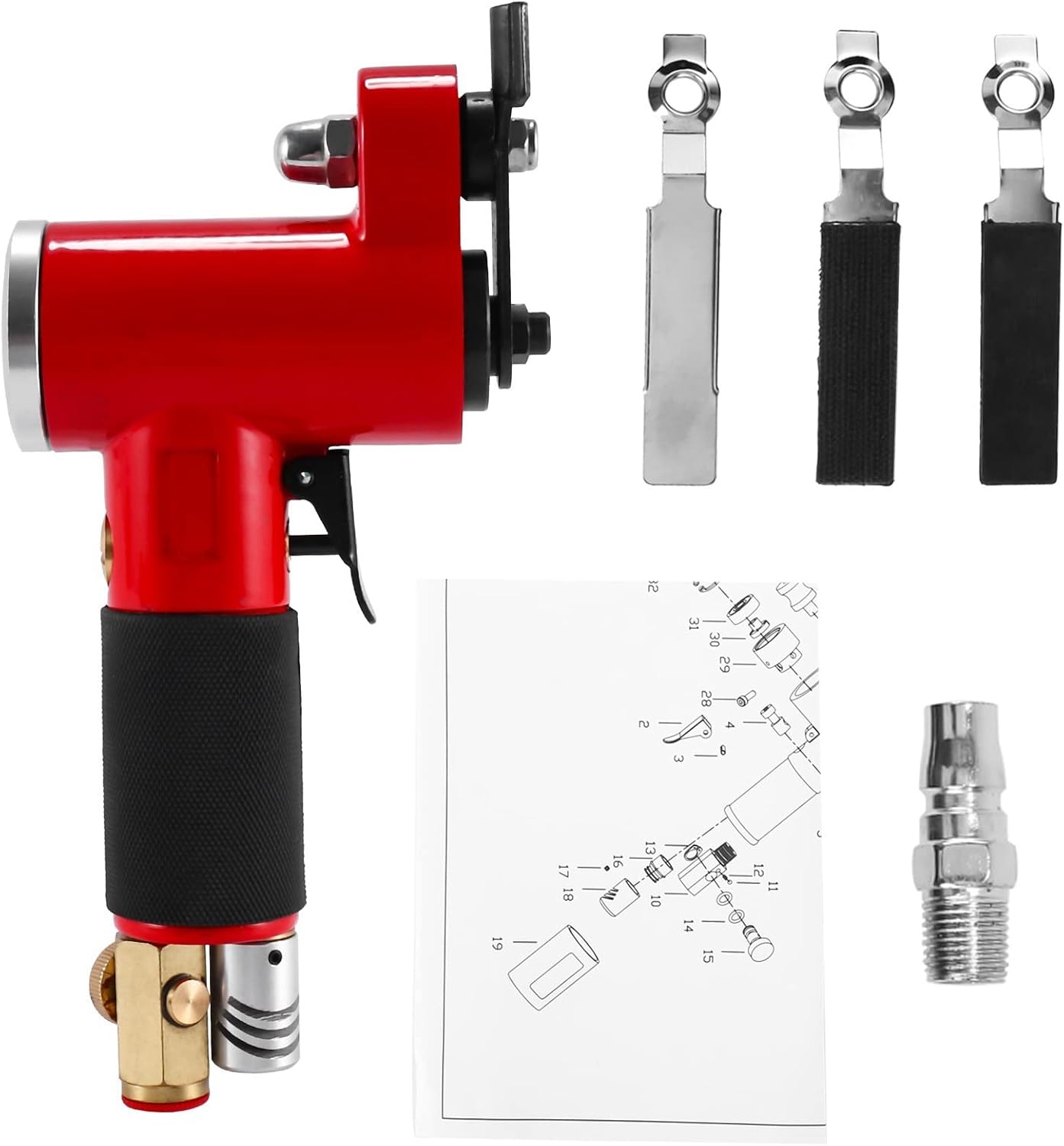 Jppium（ジュピウム） 2X 空気圧エアーツール トラック 直径トラック フィンガーのサンダー 研磨機 デュアルアクションのサンの通販