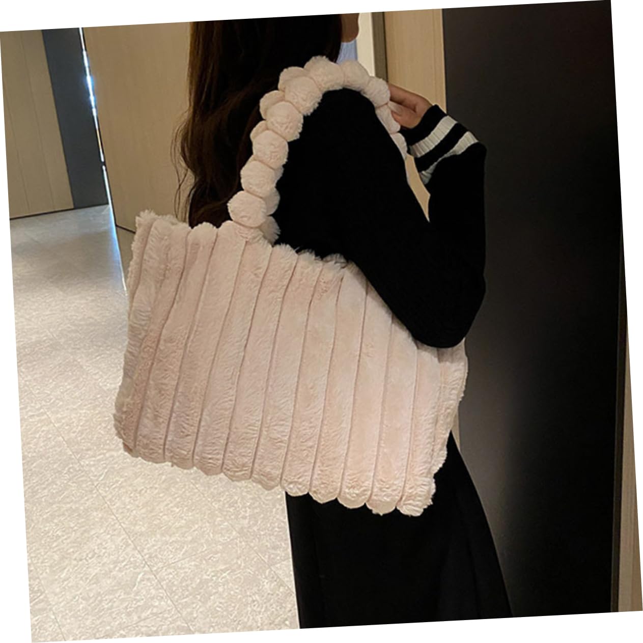 Bolso Ligero para Mujer Gran Capacidad Compartimentos de Felpa y Multipropósito y Estilo Delicado Adecuado para Uso de Viaje