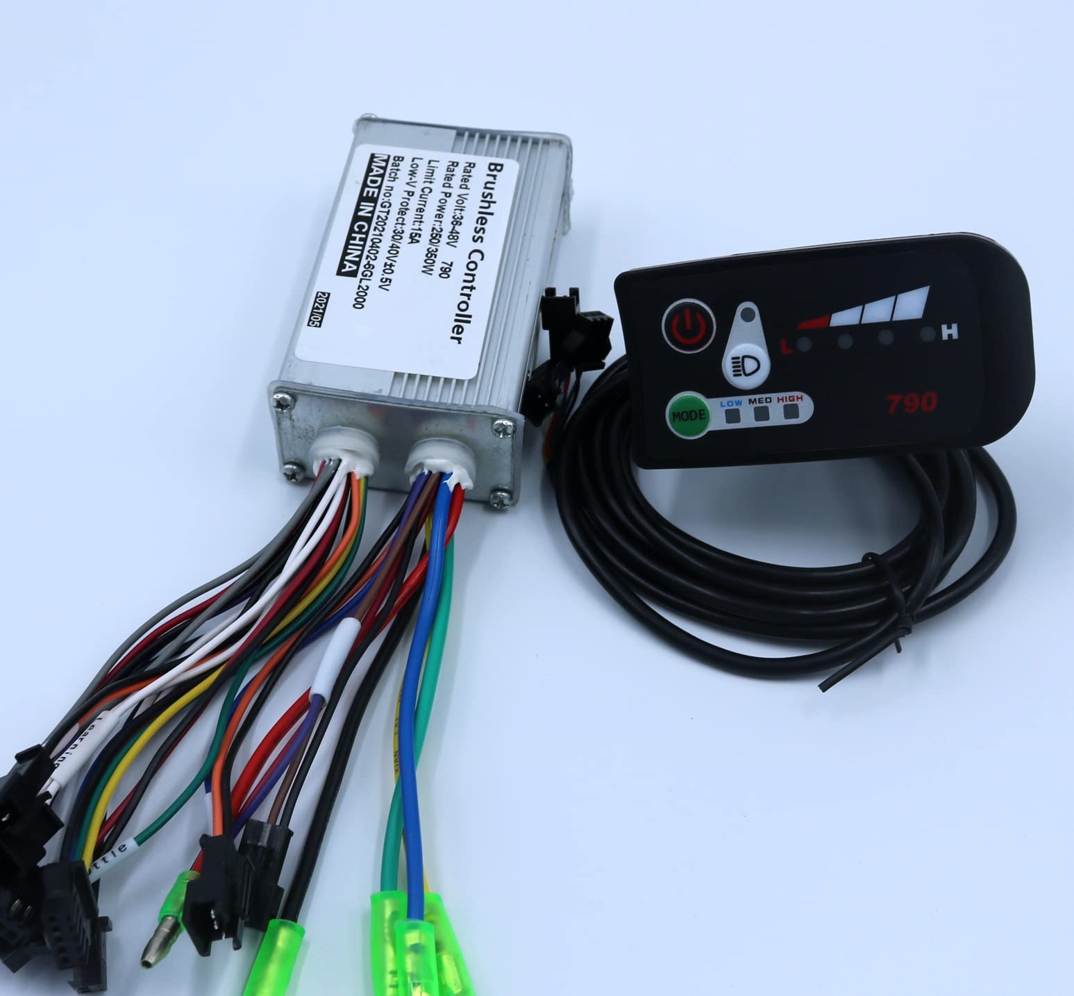 Centralina Monopattino Elettrico 3. 6V 48 V 250W E -Bike Brushless Motor Controller Driver + display