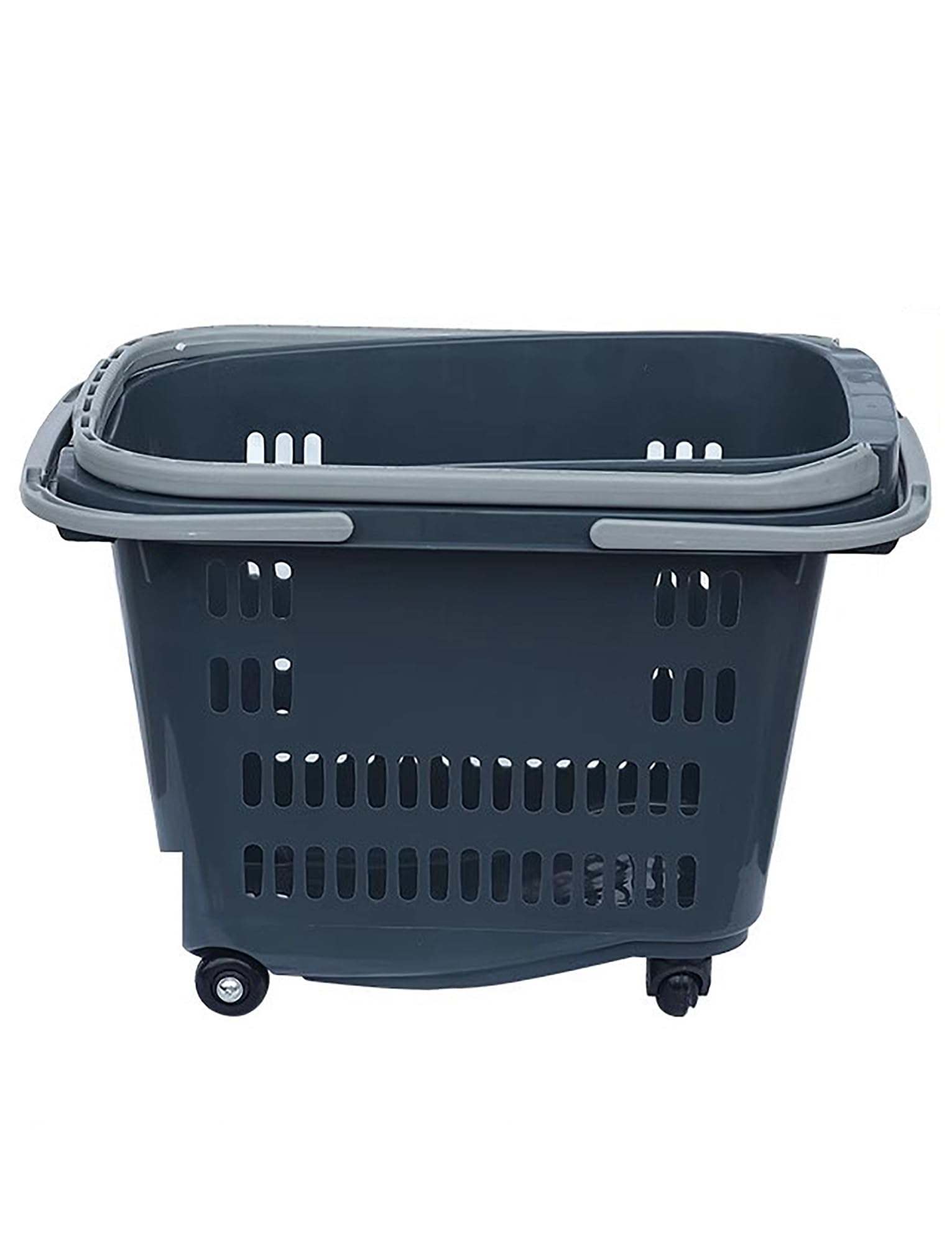 Carrello per la spesa con ruote e maniglia per uso commerciale e alimentari