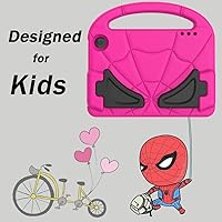 Vista 3 de All-New Fire 7 Tablet Case (12th Generation, 2022 Release) - DICEKOO Lightweight Shockproof Kid-Friendly Cover with Handle & Kickstand for Kindle