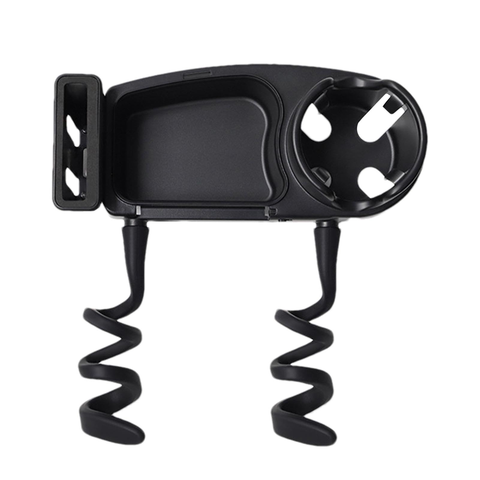 Vassoio Snack Per Passeggino 3 In 1 - Regolabile, Con Portabevande, Per Braccioli Universali - Foto 4