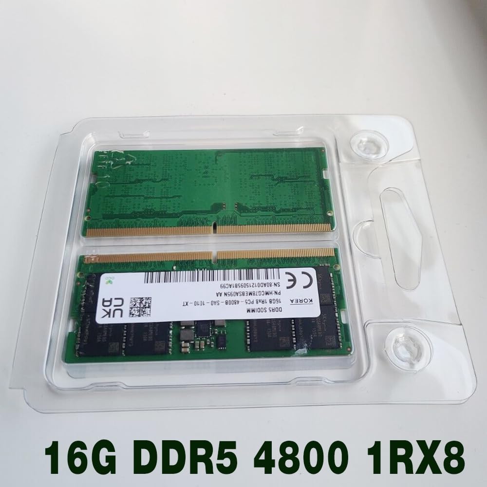 1 pcs for SK Hynix RAM HMCG78MEBSA095N PC5-4800B 16GB Laptop