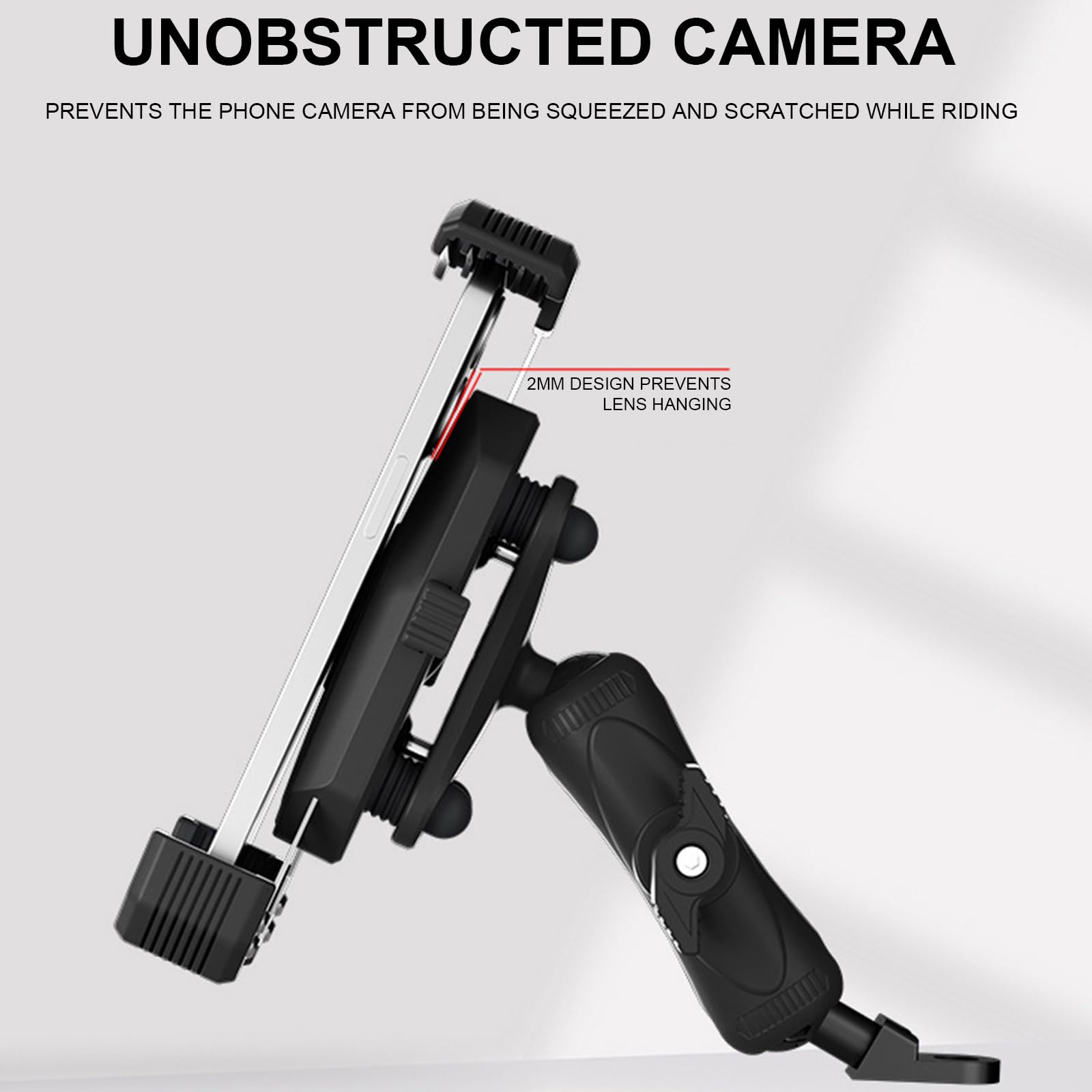 Telefono Moto Con Riduzione Delle Vibrazioni Per Vari Modelli Vista A 360 Gradi Navigazione Sicura Intrattenimento Moto Phone Mount