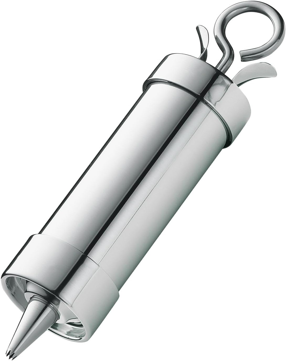 Küchenprofi 0805602800 Piping Syringe Professional 24 cm with 7 Nozzles Stainless Steel with Bayonet Closure 200 ml Capacity