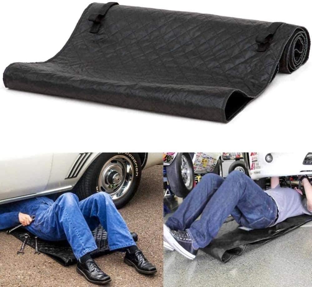 Portable Folding Creeper Pad Automotive Car Repair Black
