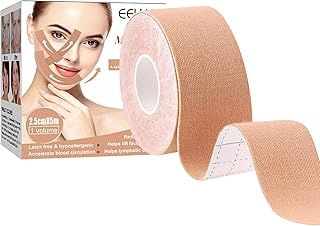 Fita de levantamento facial de rolo | Fita Lifting Facial de Alta Elasticidade, Aperto e Firmeza Instantâneo do Rosto - Remendo de fita adesiva de lifting facial masculino feminino para apertar a Sxtr