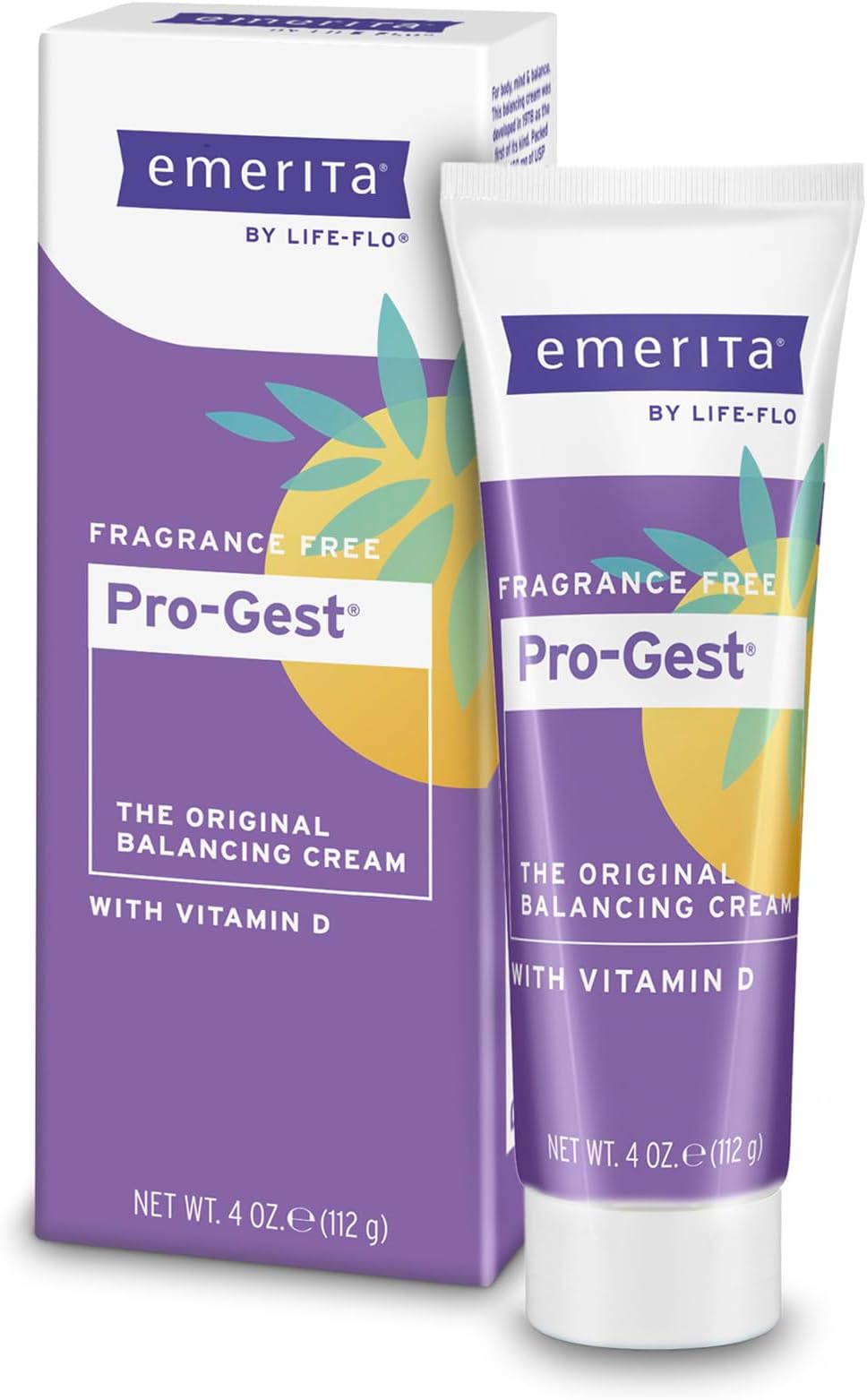 Emerita Pro-Gest Balancing Cream with Vitamin D3, 4 Ounce