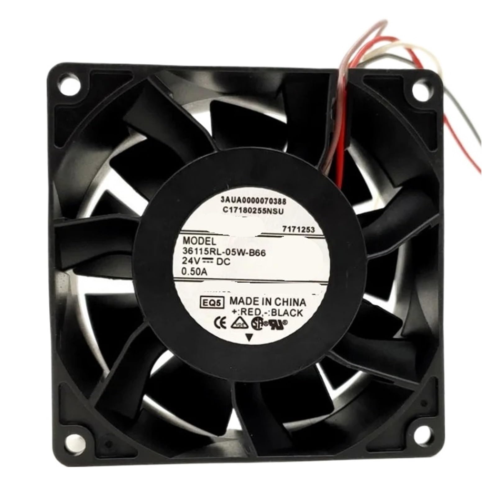 WESAWQGH 3115RL-05W-B60 3115RL-05W-B66 3115RL-05W-B69 3115RL-05W-B70 Cooling Fan 24VDC(3115RL-05W-B66 4Wire)