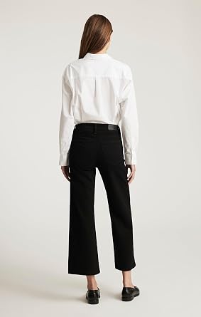 Mavi Women's Paloma Marine High Rise Wide Leg Jeans