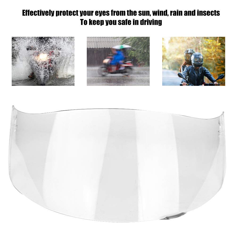 Yctze kask osłona obiektywu osłona motocykl osłona przed wiatrem kask osłona obiektywu osłona na całą twarz pasuje do AGV K1 K3 SV K5 K5-S ()