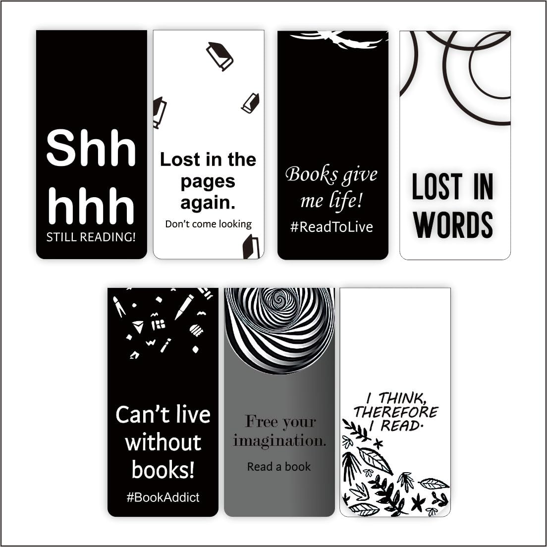 Zesta 3D Cute Magnetic Bookmark Gifts for Book Lovers | Book Marks for Book Lovers | Bookmarks Aesthetic for Books | Cartoon Magnetic Bookmarks (Aesthetic, Large)