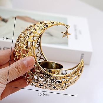 Amazon.co.jp: [Queen-b] キャンドル ホルダー 月 おしゃれ