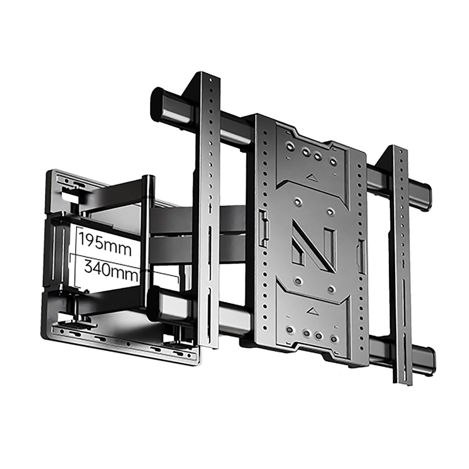 Soporte de pared para TV de movimiento completo para televisores de 40 a 100 pulgadas, brazos articulados, soporte ajustable giratorio e inclinable para pantallas planas y curvas
