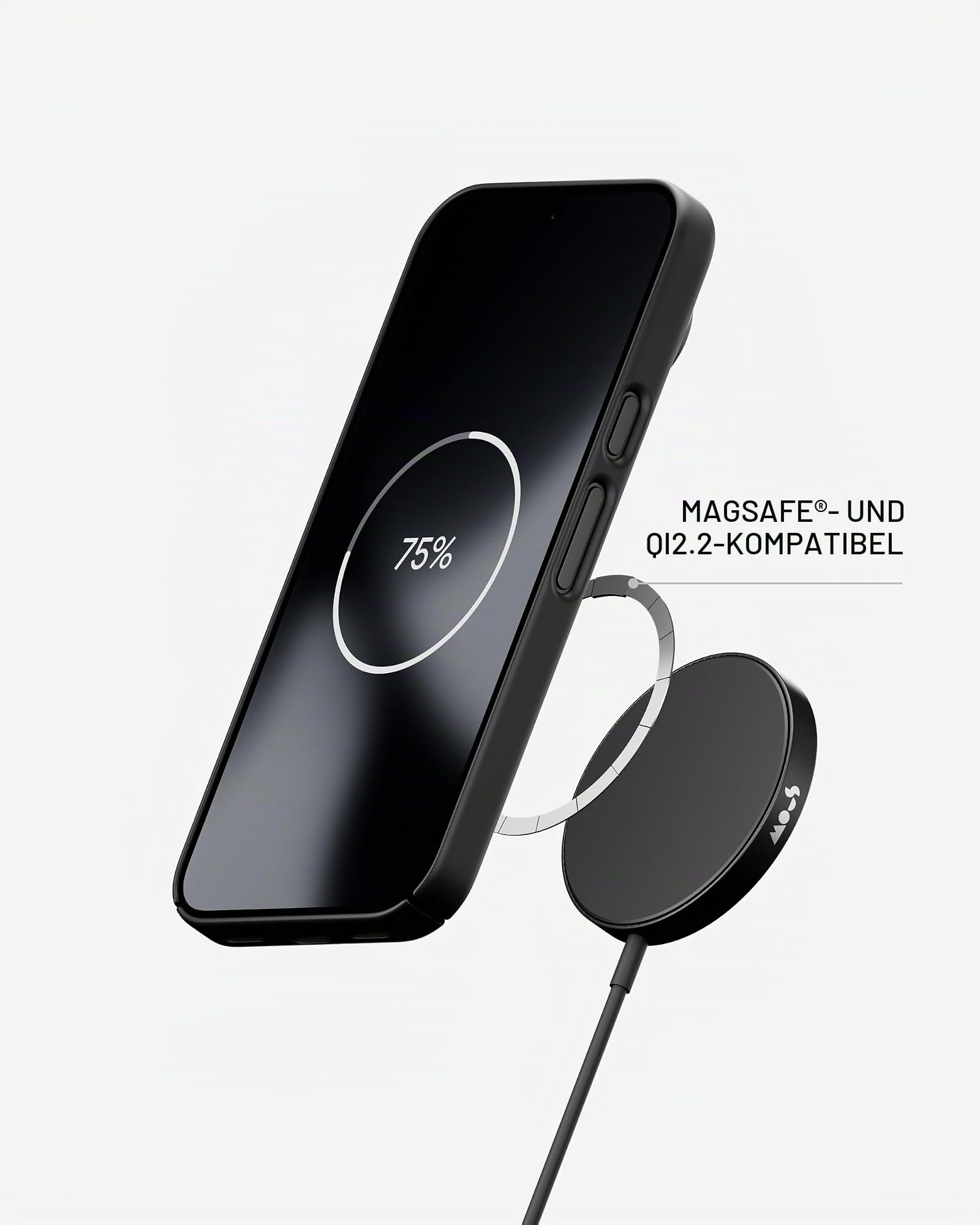 Mous Hülle für Pixel 11 Pro - Super Dünn - Kompatibel mit MagSafe und Pixelsnap - Schwarz
