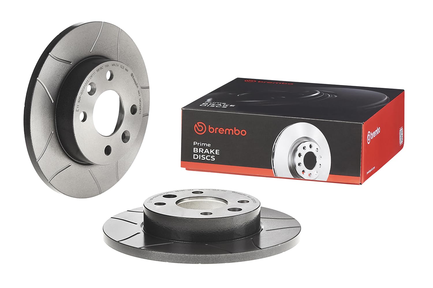 Brembo Max 08.2958.75 - Disco Freno Baffato (Set di 2) - Anteriore