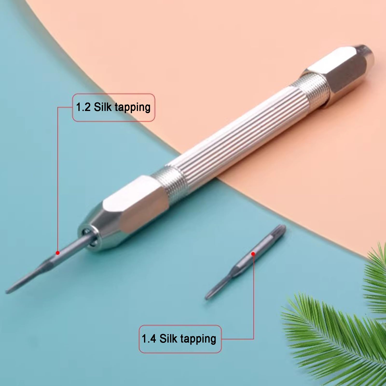 Estrattore di viti per occhiali, rimozione viti rotte con supporto ditale, include 2 perni per la regolazione e la riparazione degli occhiali, strumento essenziale per la riparazione