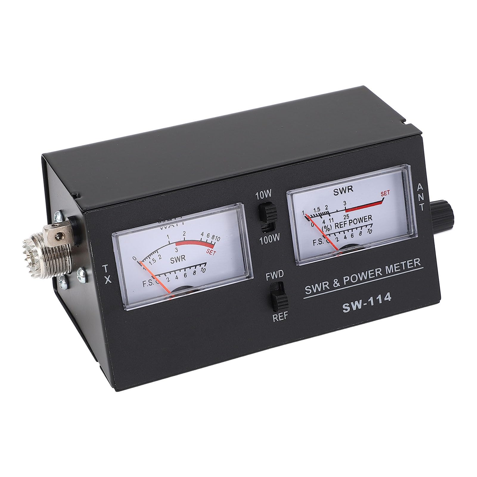 Haofy Miernik SWR 0-10W 0-100W Miernik Testowy Mocy dla Anteny 50 Ohm Cyfrowy Tester Natężenia