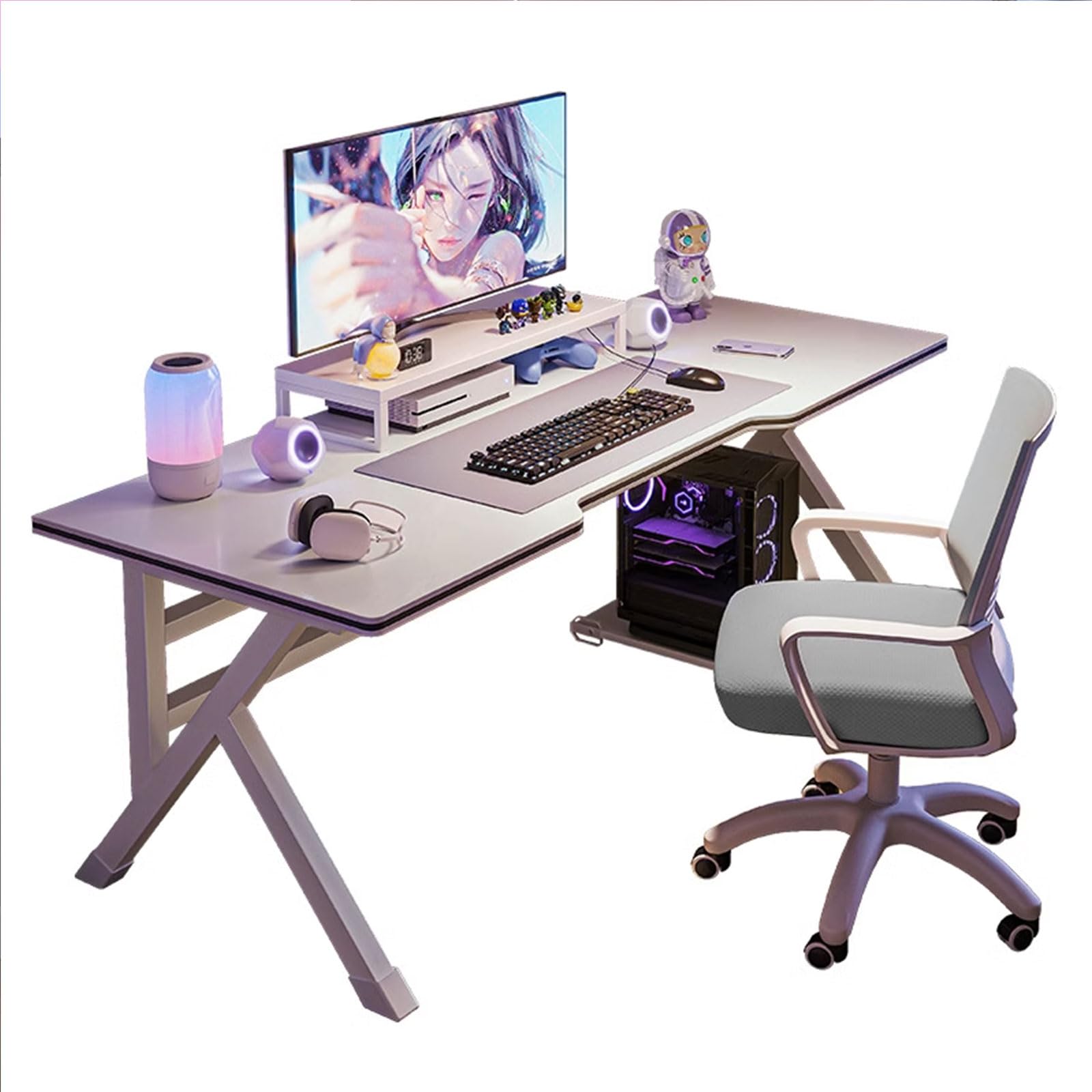 Buy Large Gaming Desk, Large Ergonomic Laptop Table Desk, Computer Desk