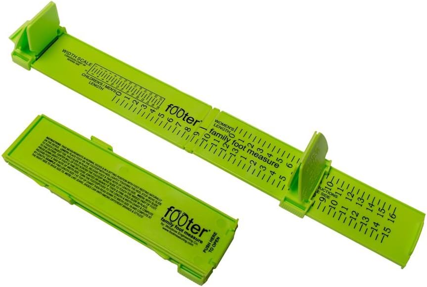 Foot Measure for Shoe Sizing at Home. Great for Buying Shoes Online! (Assorted Colors) MADE IN THE USA