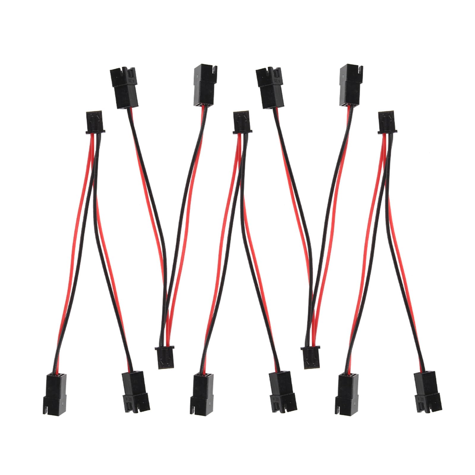 Amazon.co.jp: 5/10 ピース/セット冷却ファン延長ケーブル 2Pin XH2.54