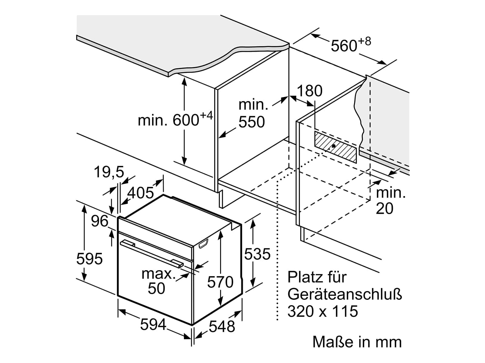 Bosch HND211CS63, Einbau-Herd-Set, Einbau-Herd 60 cm, HEA510BS3, Serie 2, 3D-Heißluft, Versenkknebel, Edelstahl & Elektro-Kochfeld 60 cm, NKN645GA2E, Serie 4, Herdgesteuert, 21 cm Kochzone, Mit Rahmen
