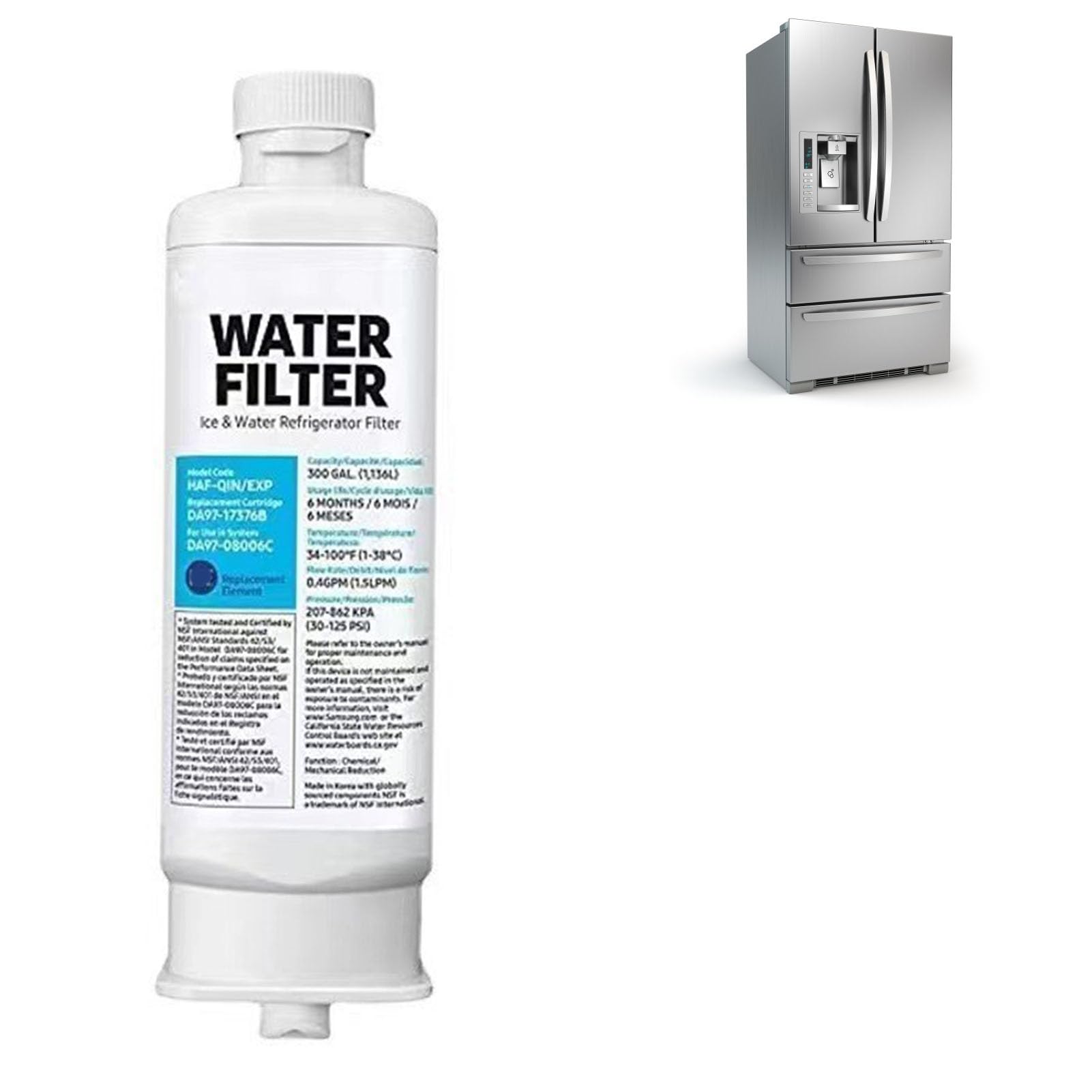 Filtro Acqua Frigorifero Tongdejing - Compatibile Con Kenmore 9980, 3 Pezzi, Fino A 300 Galloni - Foto 9