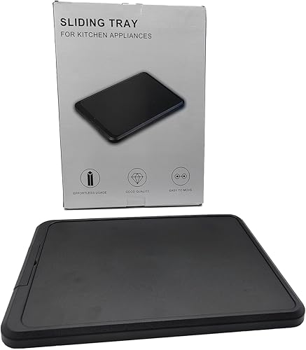 Bandeja deslizante para electrodomésticos de cocina para cafetera, bandeja con ruedas enrollables debajo del gabinete, organizador de almacenamiento