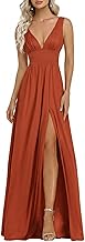 Ever-Pretty Women's Summer V-Neck Sleeveless Formal Wedding Guest Dress Side Slit Floor Length Bridesmaid Dresses 0168B