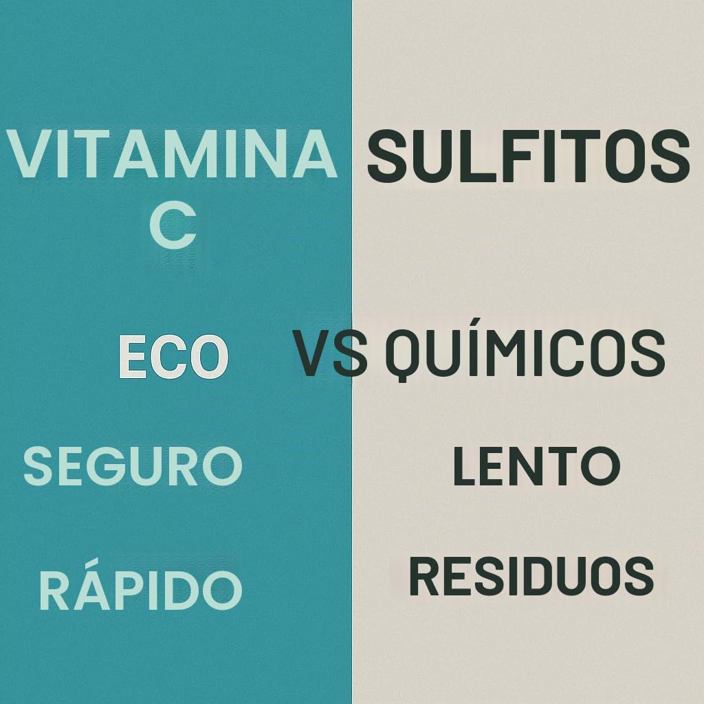 GiDeli Polvo de vitamina C, 1 kg, de alta pureza, para neutralización del cloro, para piscina, spa, jacuzzi, purificador de agua, acuario, agua de estanque