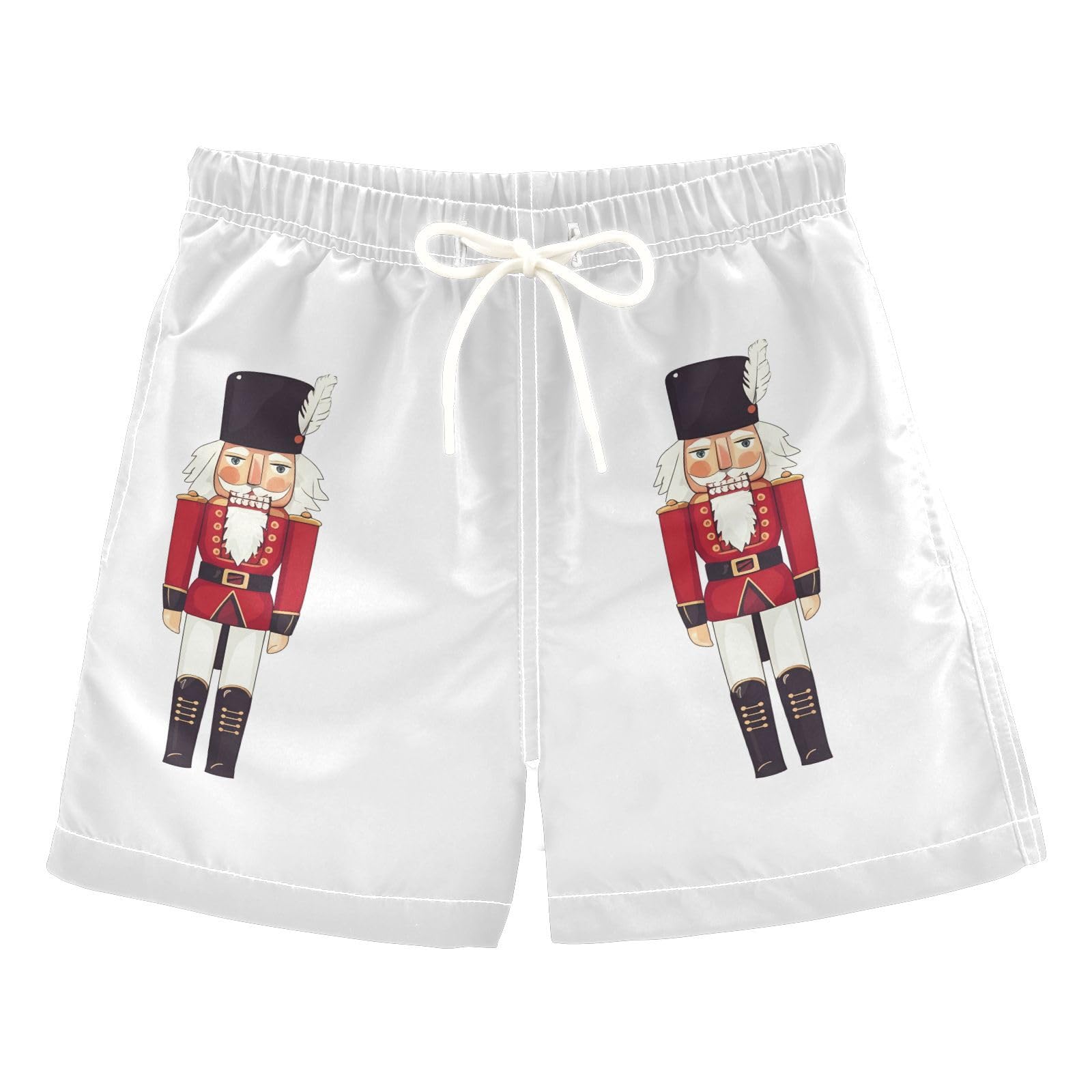 Mr.Brilliant Nutcracker Boys Swim Trunks, Kid Quick Dry Beach Board Shorts with Drawstring, Soft Breathable Toddler Swimwear 3T 20600244