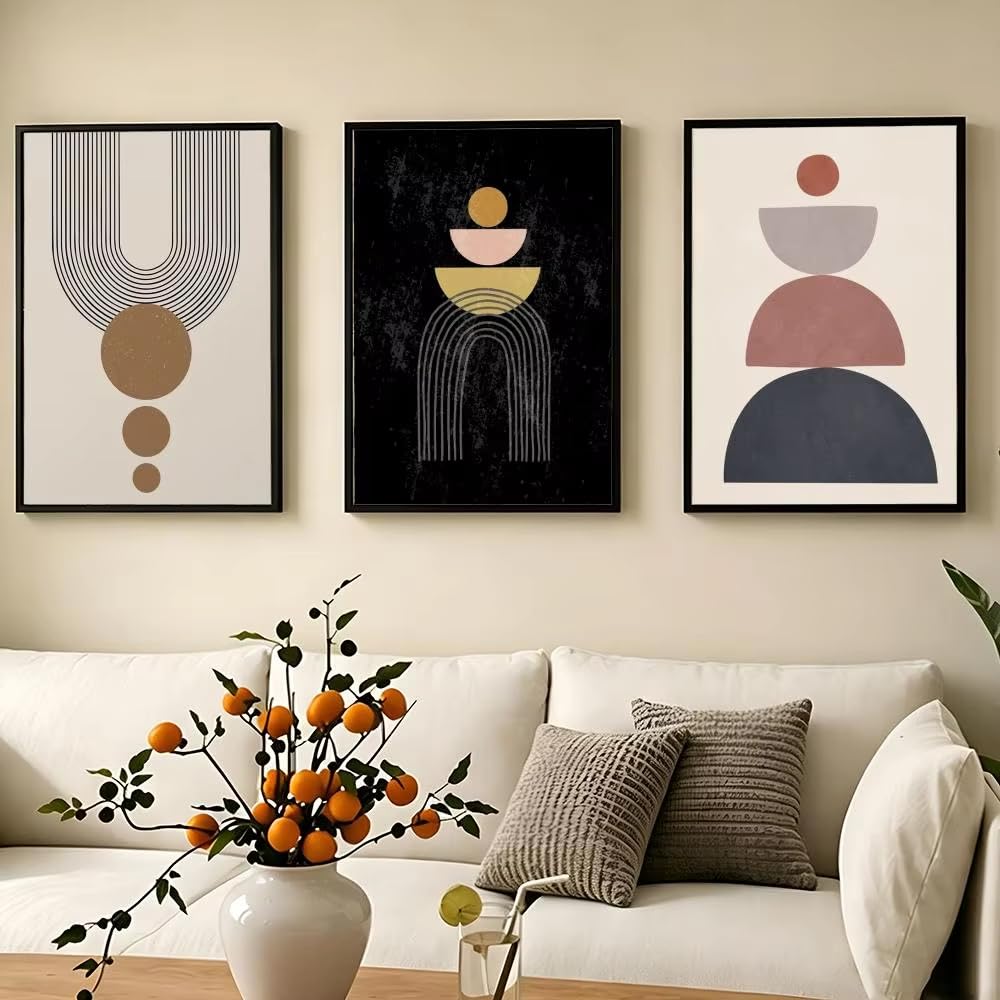 DFZEWKI Poster Art Waterproof Coffee House Bar Room Wall Decor Wall Art Prints Ideal(70x100cm(28x39in) x3/No frame)