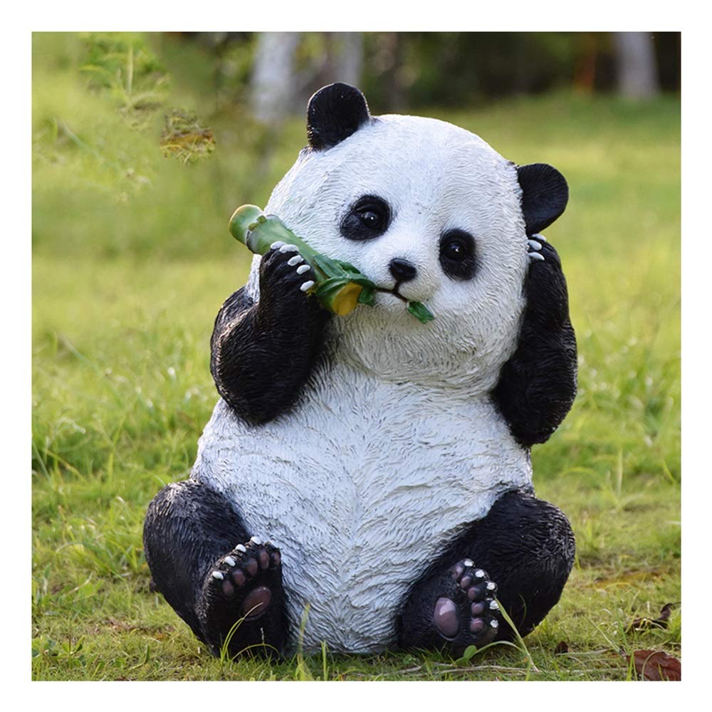 AO Sculptures Glass Fiber Reinforced Plastic Panda Sculpture Creative Ornaments Outdoor Garden Court