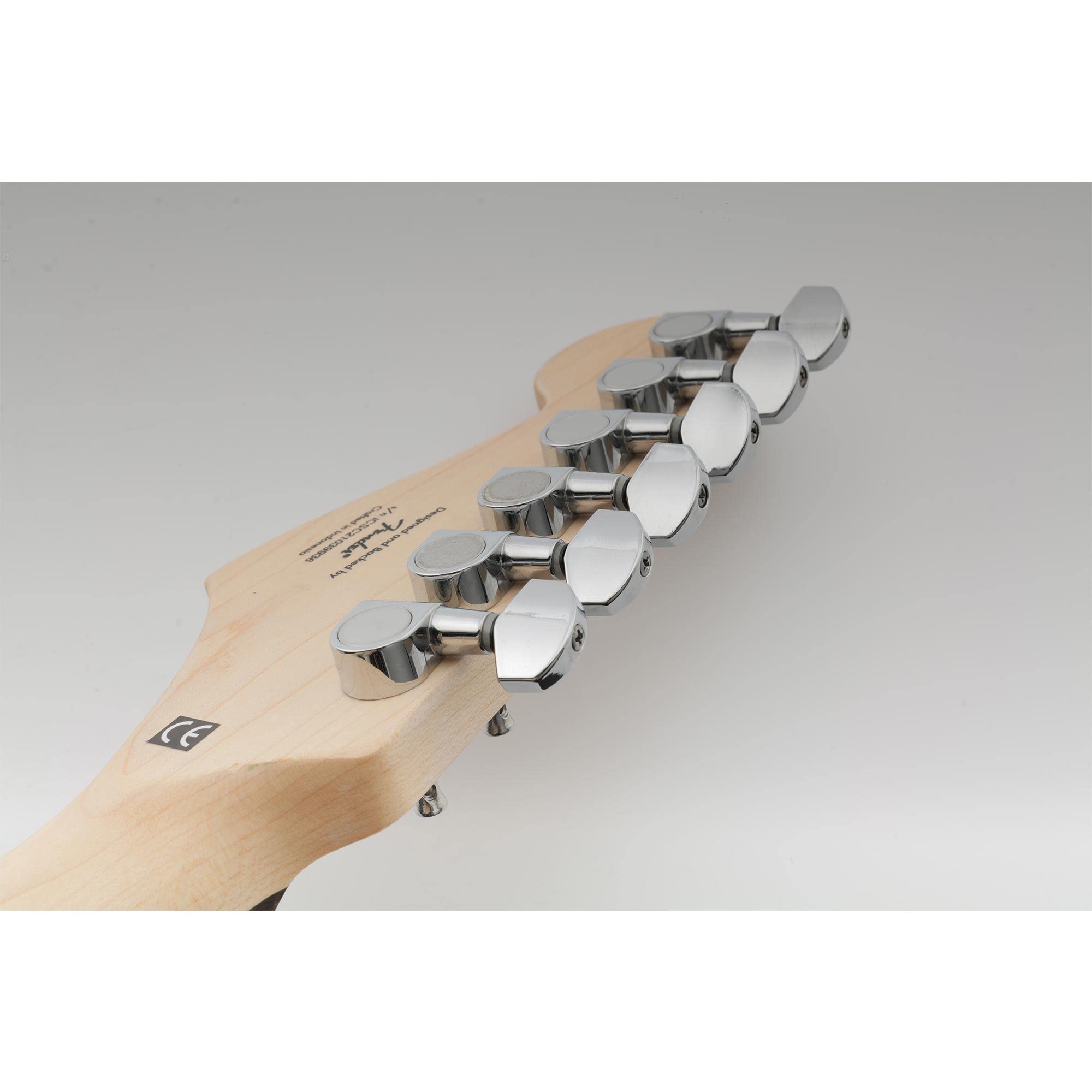 Musiclily Pro 6 in Linea 2-Perni Meccaniche per Chitarra Elettrica Squier Strat Tele, Cromato