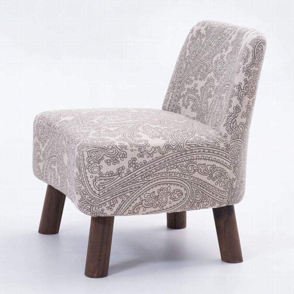 Tabouret bas bois massif et assise tissu aux finitions soignées