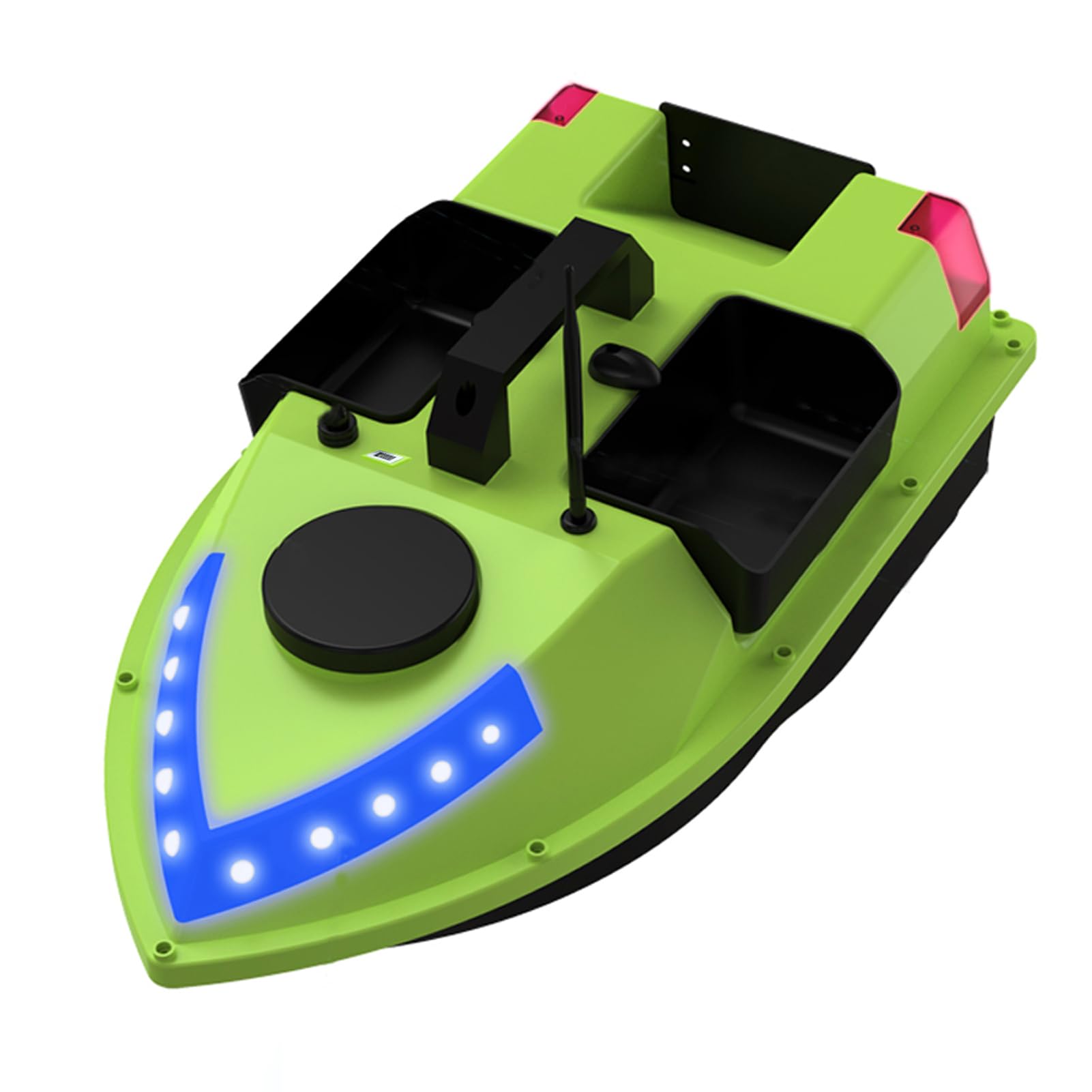 Gugxiom Łódź Przynęty GPS RC, 7 Kolorów LED Fishing Dron Z Uwalnianiem Przynęty, RAMOTOWY ZAKRESY 500 M PRAWNY KONTROLA Z AUTO NAWIGACJA NA KOLEKCJĘ (18000 mAh)