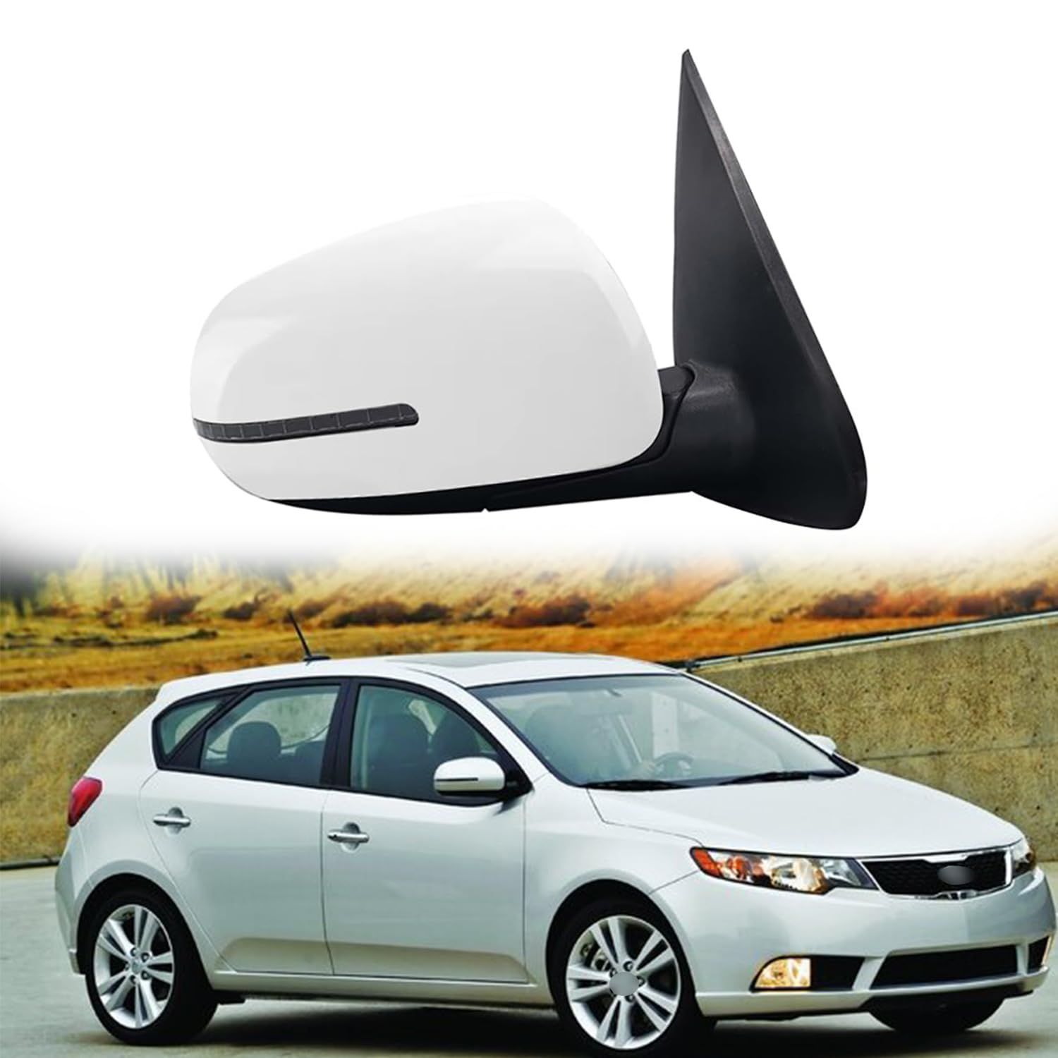 KAKO３枚目 Amazon.com: Passenger Side Mirror Assembly Fit for 2011 2012 2013