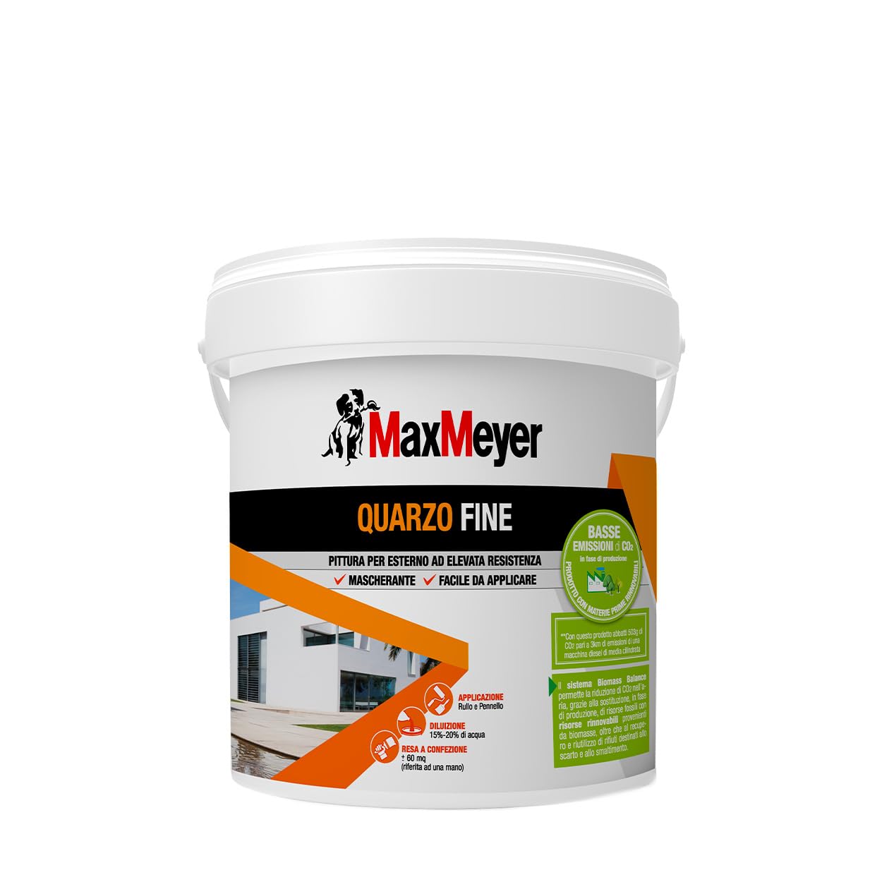 MAXMEYER Quarzo fine Bianco BMB, 4 L