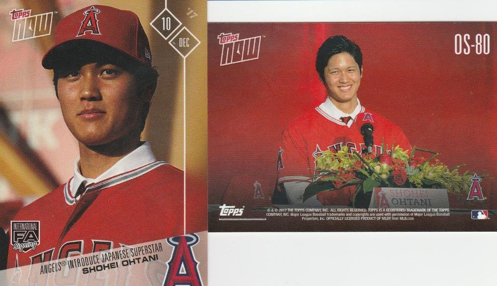 Amazon.com: 2017 Topps Now #OS-80 Shohei Ohtani Los Angeles Angels 